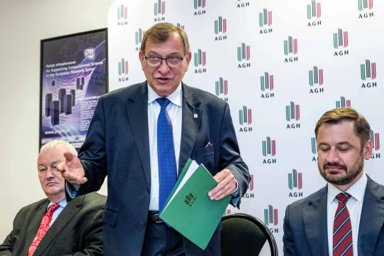 PW_480_010_fot. Piotr Wojnarowski.jpg-Miszalski, Lis, rektor, AGH, UMK, list intencyjny, Cyfronet