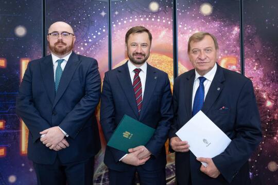 PW_480_027_fot. Piotr Wojnarowski.jpg-Miszalski, Lis, rektor, AGH, UMK, list intencyjny, Cyfronet