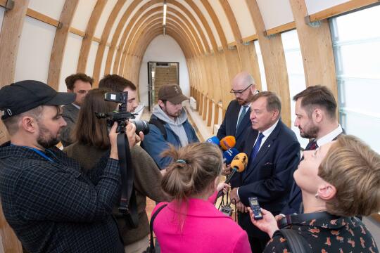 PW_480_028_fot. Piotr Wojnarowski.jpg-Miszalski, Lis, rektor, AGH, UMK, list intencyjny, Cyfronet