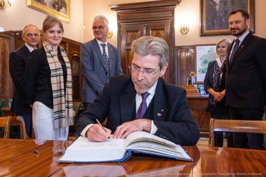 PW_481_017_fot. Piotr Wojnarowski.jpg-Miszalski, Stadler, ambasador, Austria, wizyta