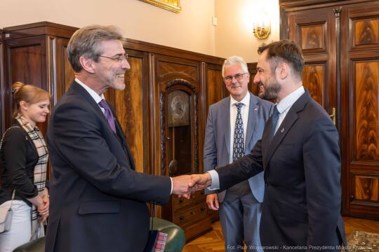 PW_481_020_fot. Piotr Wojnarowski.jpg-Miszalski, Stadler, ambasador, Austria, wizyta