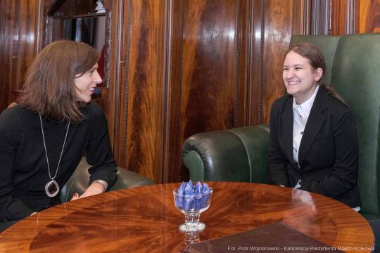 PW_486_008_fot. Piotr Wojnarowski.jpg-Maiszalski, Magdalena Pudełko, spotkanie, matematyka, zdjęcia