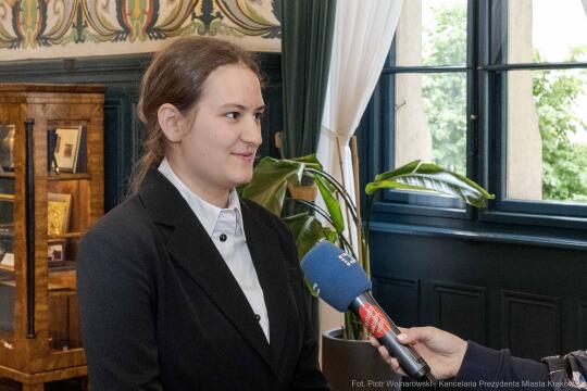 PW_486_011_fot. Piotr Wojnarowski.jpg-Maiszalski, Magdalena Pudełko, spotkanie, matematyka, zdjęcia