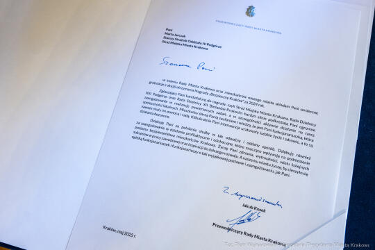 Miszalski, Bezpieczny Kraków, nagrody, policja, straż miejska, straż pożarna, wręczenie, zdjęc