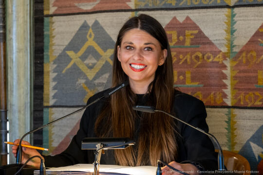 Miszalski, Bezpieczny Kraków, nagrody, policja, straż miejska, straż pożarna, wręczenie, zdjęc