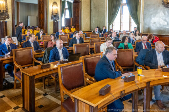 Miszalski, Bezpieczny Kraków, nagrody, policja, straż miejska, straż pożarna, wręczenie, zdjęc