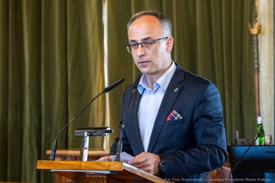 Miszalski, Bezpieczny Kraków, nagrody, policja, straż miejska, straż pożarna, wręczenie, zdjęc