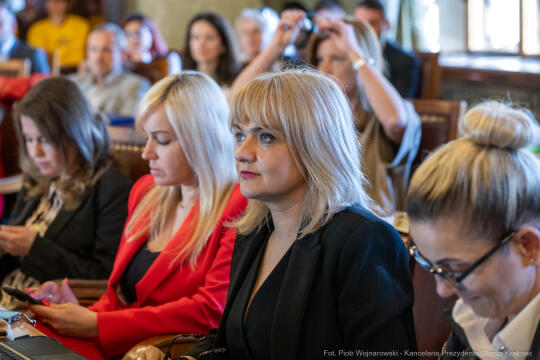 Miszalski, Bezpieczny Kraków, nagrody, policja, straż miejska, straż pożarna, wręczenie, zdjęc