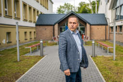 Spotkanie Przewodniczącego Rady Miasta Krakowa - Jakuba Koska z mieszkańcami Nowej Huty w Branicac