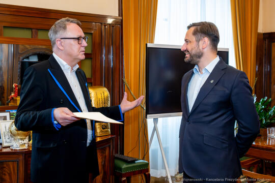 Miszalski, MOCAK, Adam Budak, akt powołania, wręczenie, zdjęcia