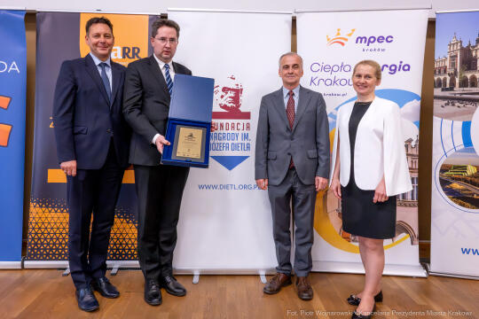 Miszalski, Kracik, Stanisław, zdjęcia, Purchla, Nagroda Dietla, wręczenie