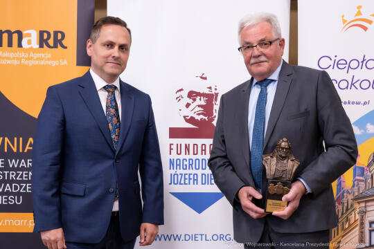 Miszalski, Kracik, Stanisław, zdjęcia, Purchla, Nagroda Dietla, wręczenie