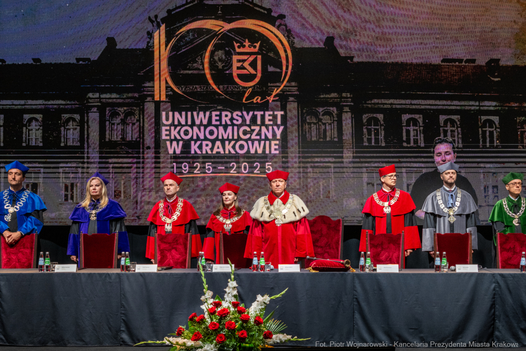 Uniwersytet Ekonomiczny, 100 lat, jubileusz, Miszalski, Buzek, Mazur, Kosek, Honoris Causa  Autor: P. Wojnarowski