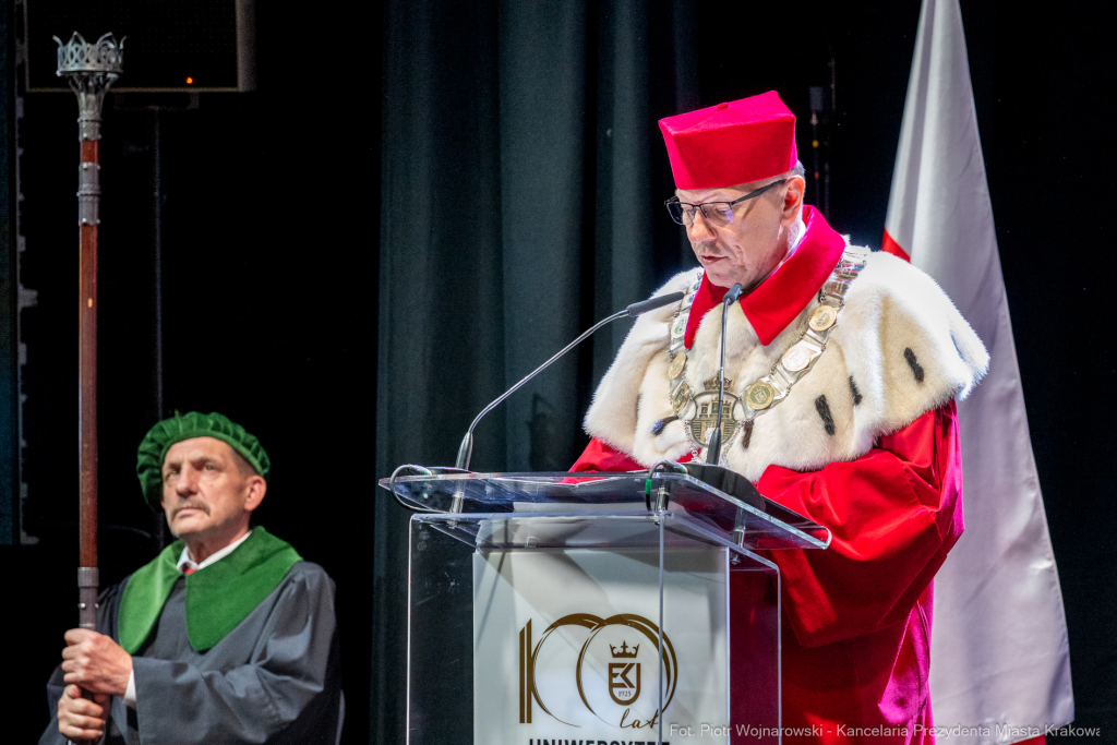 Uniwersytet Ekonomiczny, 100 lat, jubileusz, Miszalski, Buzek, Mazur, Kosek, Honoris Causa  Autor: P. Wojnarowski