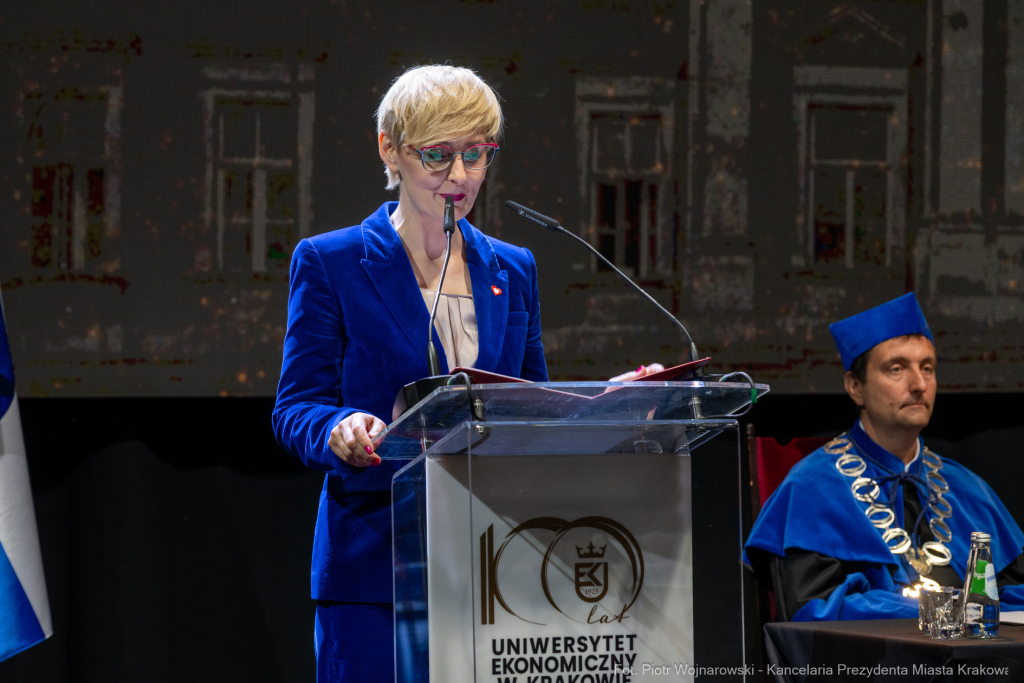 Uniwersytet Ekonomiczny, 100 lat, jubileusz, Miszalski, Buzek, Mazur, Kosek, Honoris Causa  Autor: P. Wojnarowski