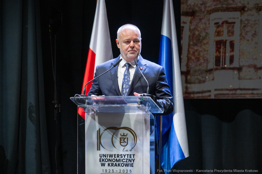 Uniwersytet Ekonomiczny, 100 lat, jubileusz, Miszalski, Buzek, Mazur, Kosek, Honoris Causa  Autor: P. Wojnarowski