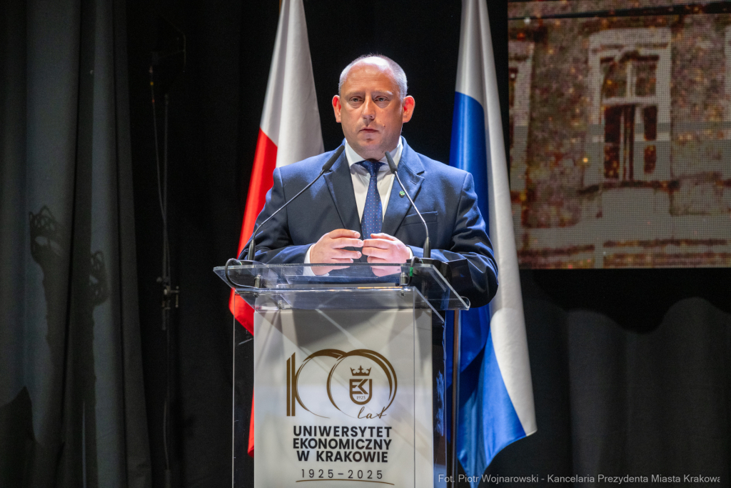 Uniwersytet Ekonomiczny, 100 lat, jubileusz, Miszalski, Buzek, Mazur, Kosek, Honoris Causa  Autor: P. Wojnarowski