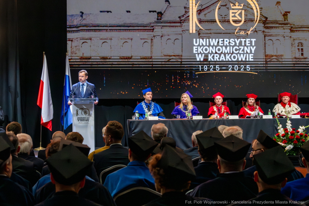 Uniwersytet Ekonomiczny, 100 lat, jubileusz, Miszalski, Buzek, Mazur, Kosek, Honoris Causa  Autor: P. Wojnarowski