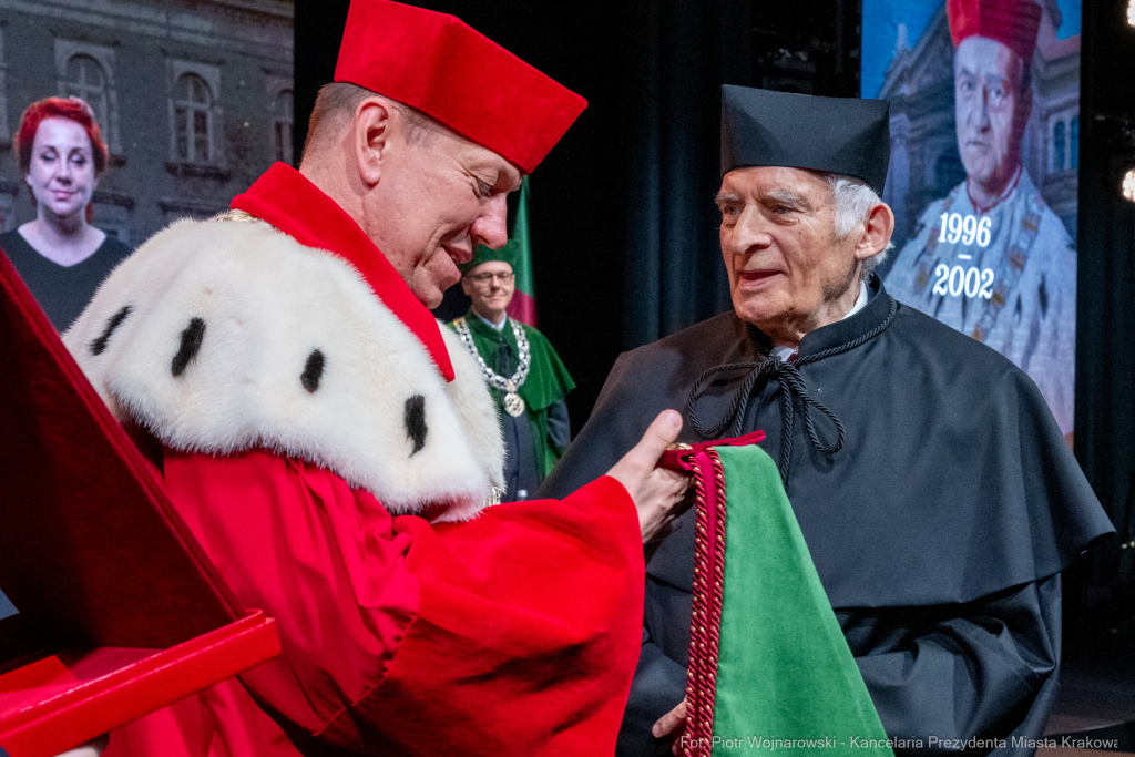 Uniwersytet Ekonomiczny, 100 lat, jubileusz, Miszalski, Buzek, Mazur, Kosek, Honoris Causa  Autor: P. Wojnarowski