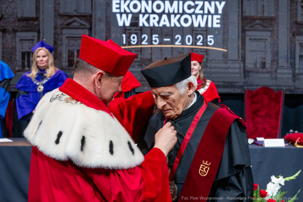 Uniwersytet Ekonomiczny, 100 lat, jubileusz, Miszalski, Buzek, Mazur, Kosek, Honoris Causa  Autor: P. Wojnarowski