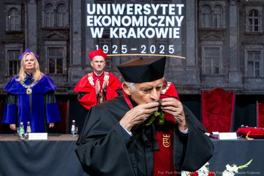 Uniwersytet Ekonomiczny, 100 lat, jubileusz, Miszalski, Buzek, Mazur, Kosek, Honoris Causa