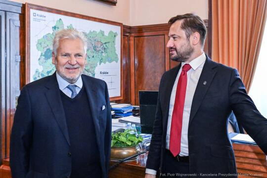 PW_509_004_fot. Piotr Wojnarowski.jpg-Miszalski, Kwaśniewski, wizyta