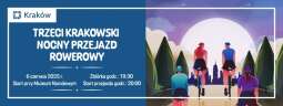 Logo: Trzeci Krakowski Nocny Przejazd Rowerowy