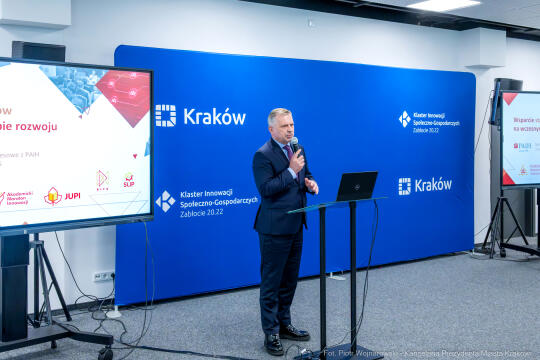 Mazur, spotkanie, przedsiębiorcy, klaster, Zabłocie, Polska Strefa Inwestycji