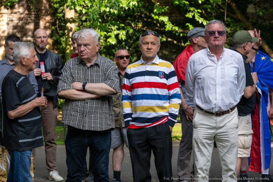 Toast za wolność, Klaman, Planty, Pytel, spotkanie, zdjęcia