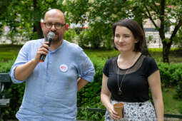 Toast za wolność, Klaman, Planty, Pytel, spotkanie, zdjęcia