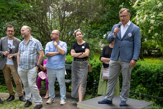 Toast za wolność, Klaman, Planty, Pytel, spotkanie, zdjęcia