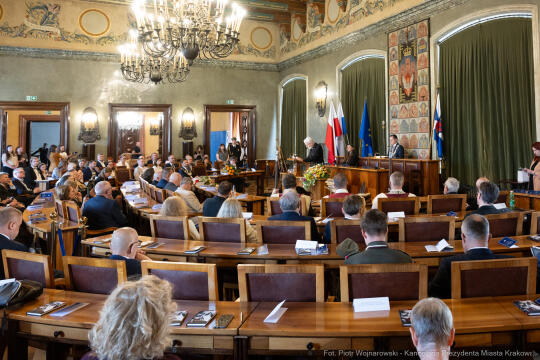 Honorowy Obywatel, Boniecki, Adam, uroczystość, zdjęcia, Tygodnik Powszechny