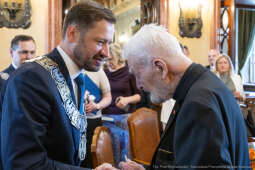 Honorowy Obywatel, Boniecki, Adam, uroczystość, zdjęcia, Tygodnik Powszechny