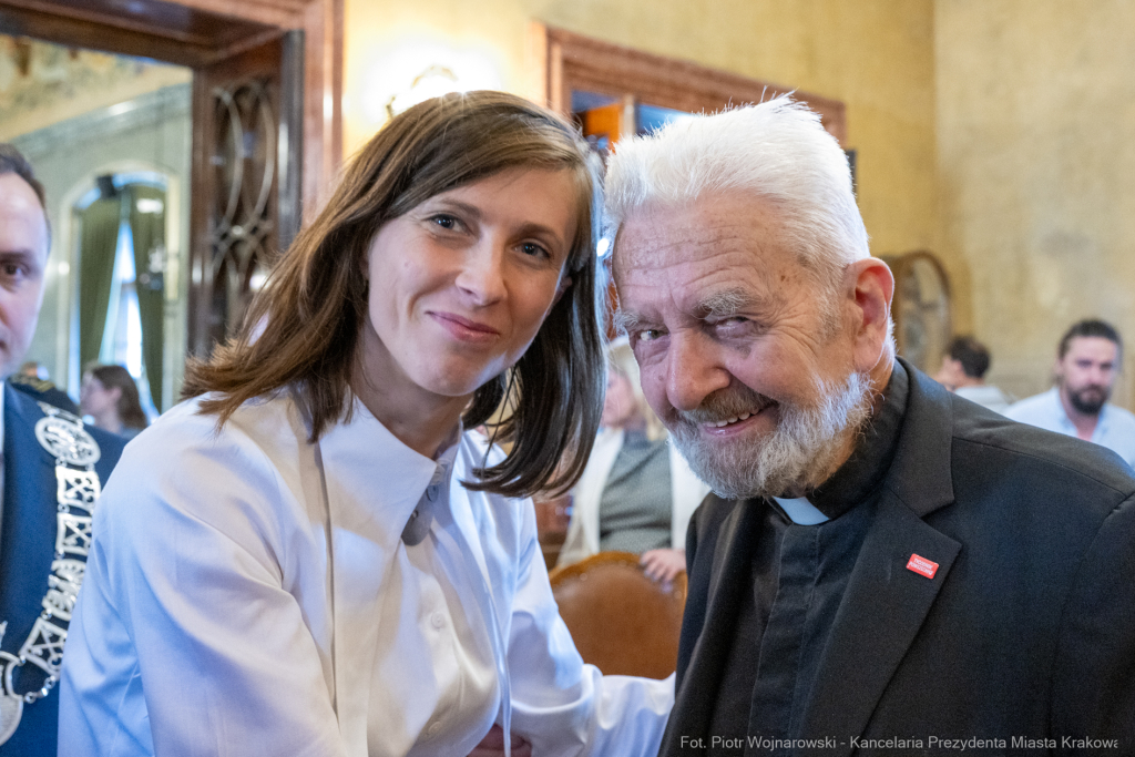 Honorowy Obywatel, Boniecki, Adam, uroczystość, zdjęcia, Tygodnik Powszechny  Autor: P. Wojnarowski