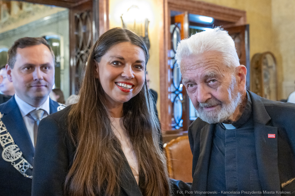 Honorowy Obywatel, Boniecki, Adam, uroczystość, zdjęcia, Tygodnik Powszechny  Autor: P. Wojnarowski