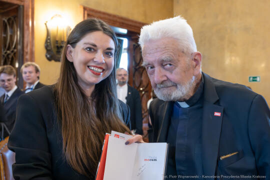 Honorowy Obywatel, Boniecki, Adam, uroczystość, zdjęcia, Tygodnik Powszechny