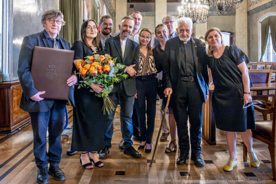 Honorowy Obywatel, Boniecki, Adam, uroczystość, zdjęcia, Tygodnik Powszechny