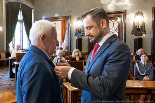 PW_521_014_fot. Piotr Wojnarowski.jpg-Miszalski, Honoris Gratia, wręczenie, święto miasta, HG