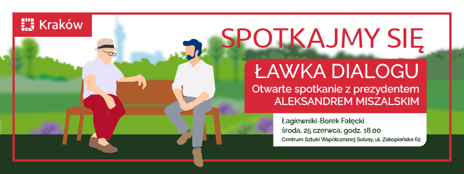 Ławka dialogu - Łagiewniki-Borek Fałęcki