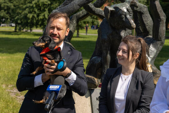 Prezydent Miasta Krakowa Aleksander Miszalski przedstawił nową rzeczniczkę ds. zwierząt, Panią  Sabinę Janeczko