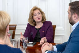 PW_524_007_fot. Piotr Wojnarowski.jpg-Sęk, Mimoza Halimi, ambasador, Albania, spotkanie