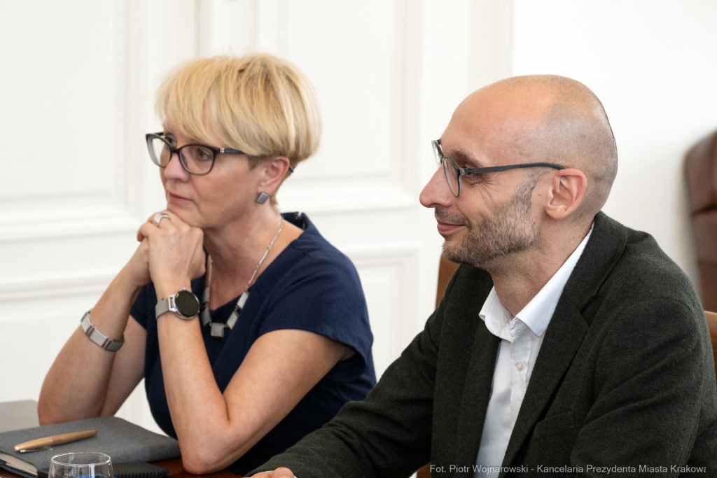 PW_524_008_fot. Piotr Wojnarowski.jpg-Sęk, Mimoza Halimi, ambasador, Albania, spotkanie  Autor: P. Wojnarowski