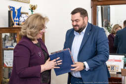 PW_524_016_fot. Piotr Wojnarowski.jpg-Sęk, Mimoza Halimi, ambasador, Albania, spotkanie