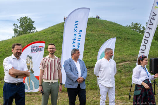 Miszalski, Kopiec Wandy, powitanie lata, strawa pod kopcem, OKN Norwida, Nowa Huta