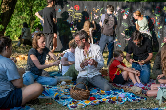 Miszalski, Kopiec Wandy, powitanie lata, strawa pod kopcem, OKN Norwida, Nowa Huta