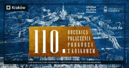 Logo: 110 lecie połączenia Podgórza i Krakowa