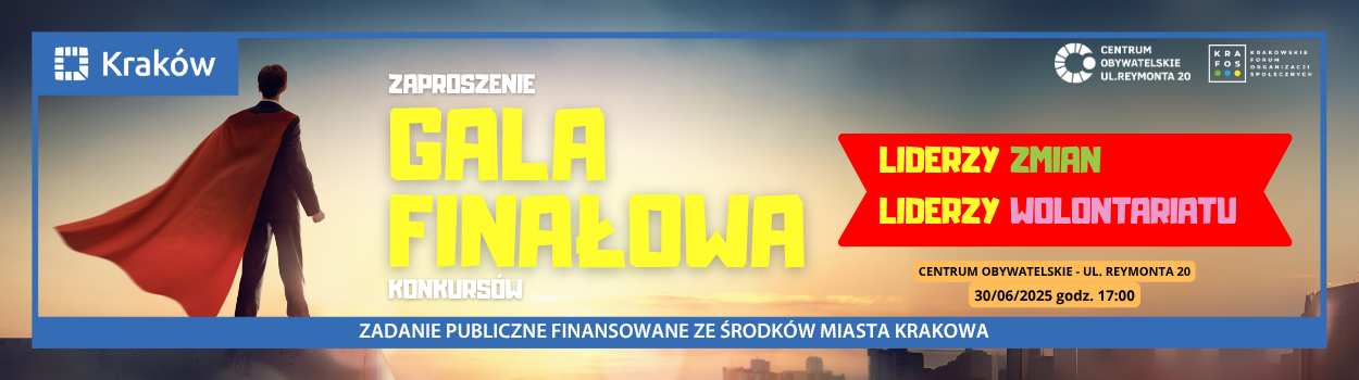 GALA FINAŁOWA KONKURSÓW LIDERÓW ZMIAN I WOLONTARIATU