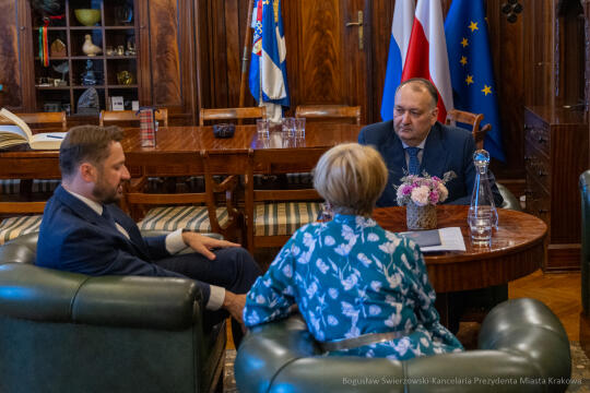 BS-250630-BSK_7835.jpg-Konsul Gruzji, Miszalski, Spotkanie