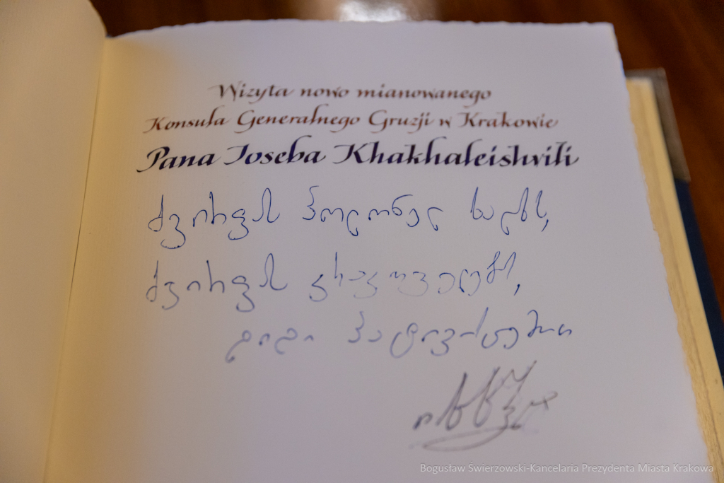 BS-250630-BSK_7957.jpg-Konsul Gruzji, Miszalski, Spotkanie  Autor: B. Świerzowski