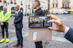 Kraków powitał uczestników rowerowej akcji charytatywnej „Bike Convoy for Ukraine"